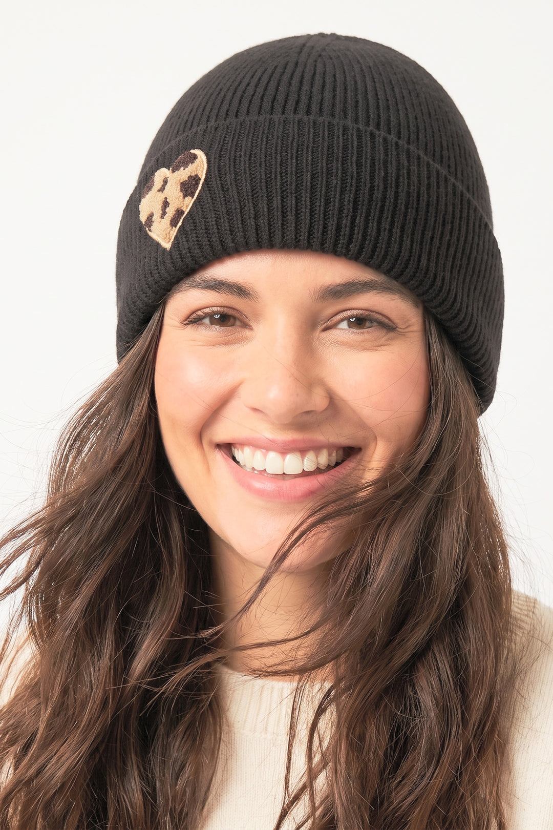Leopard-Print-Beanie-Hat-in-Brown