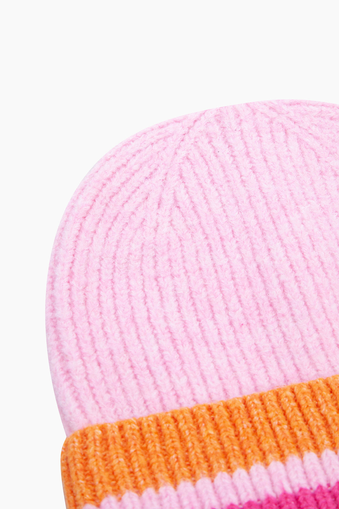 Striped-Beanie-Hat-in-Light-Pink/Fuchsia