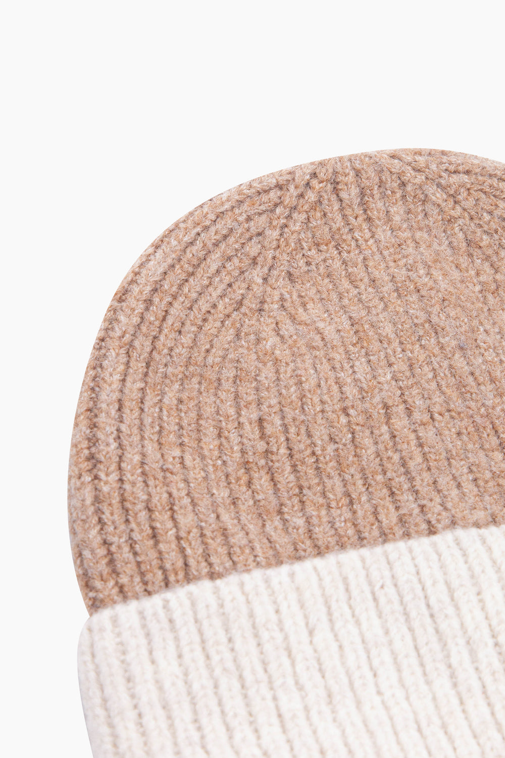 Two-Tone-Beanie-Hat-in-Beige/Cream-