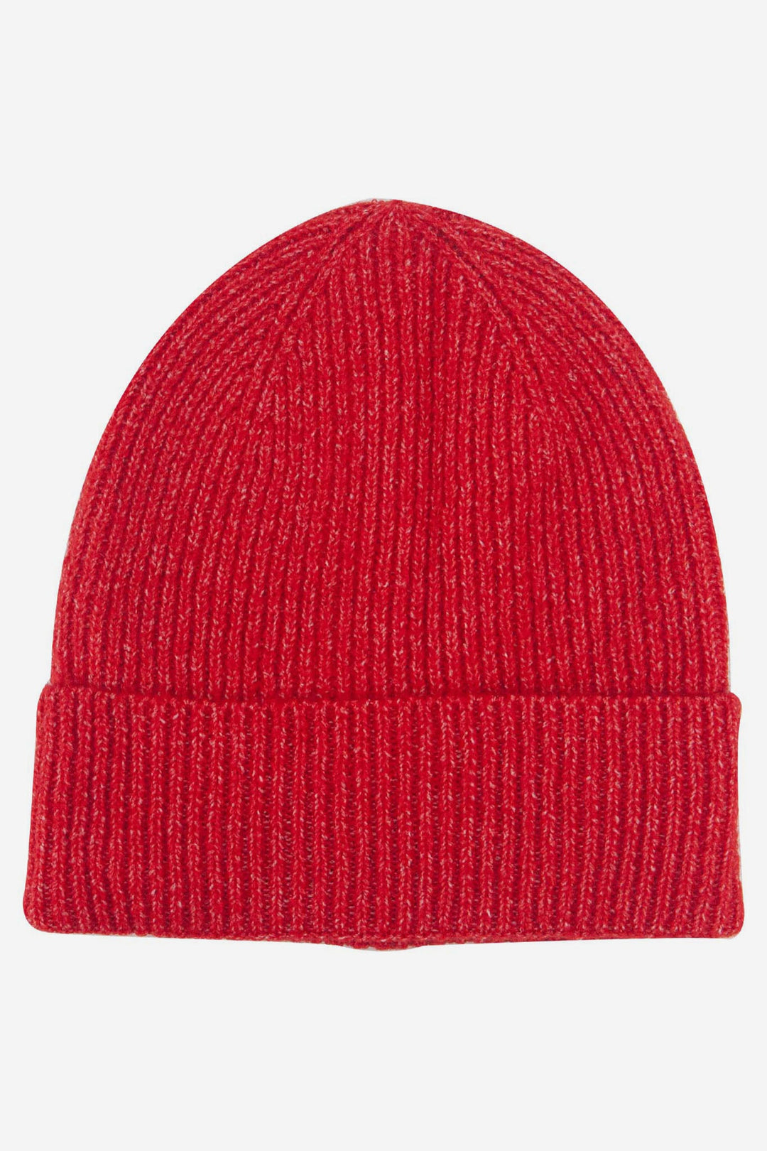 Plain-Men's-Wool-Blend-Beanie-Hat-in-Red