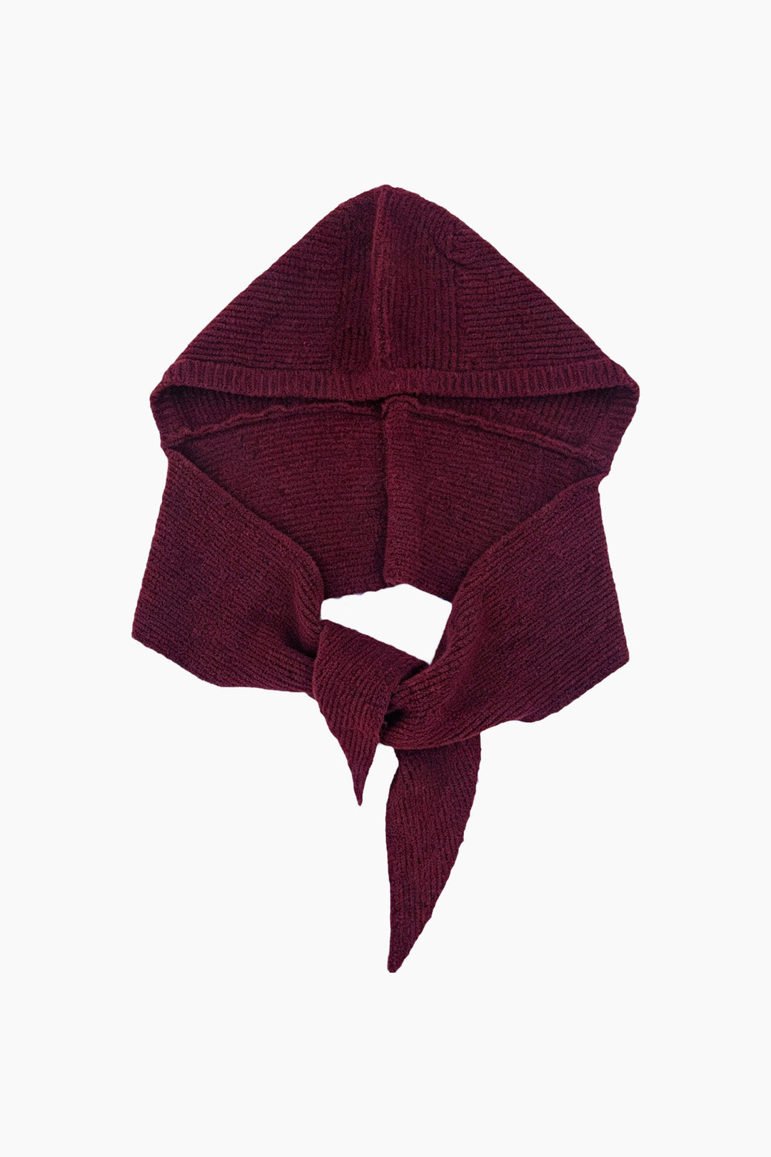 Plain-Hooded-Scarf-in-Berry