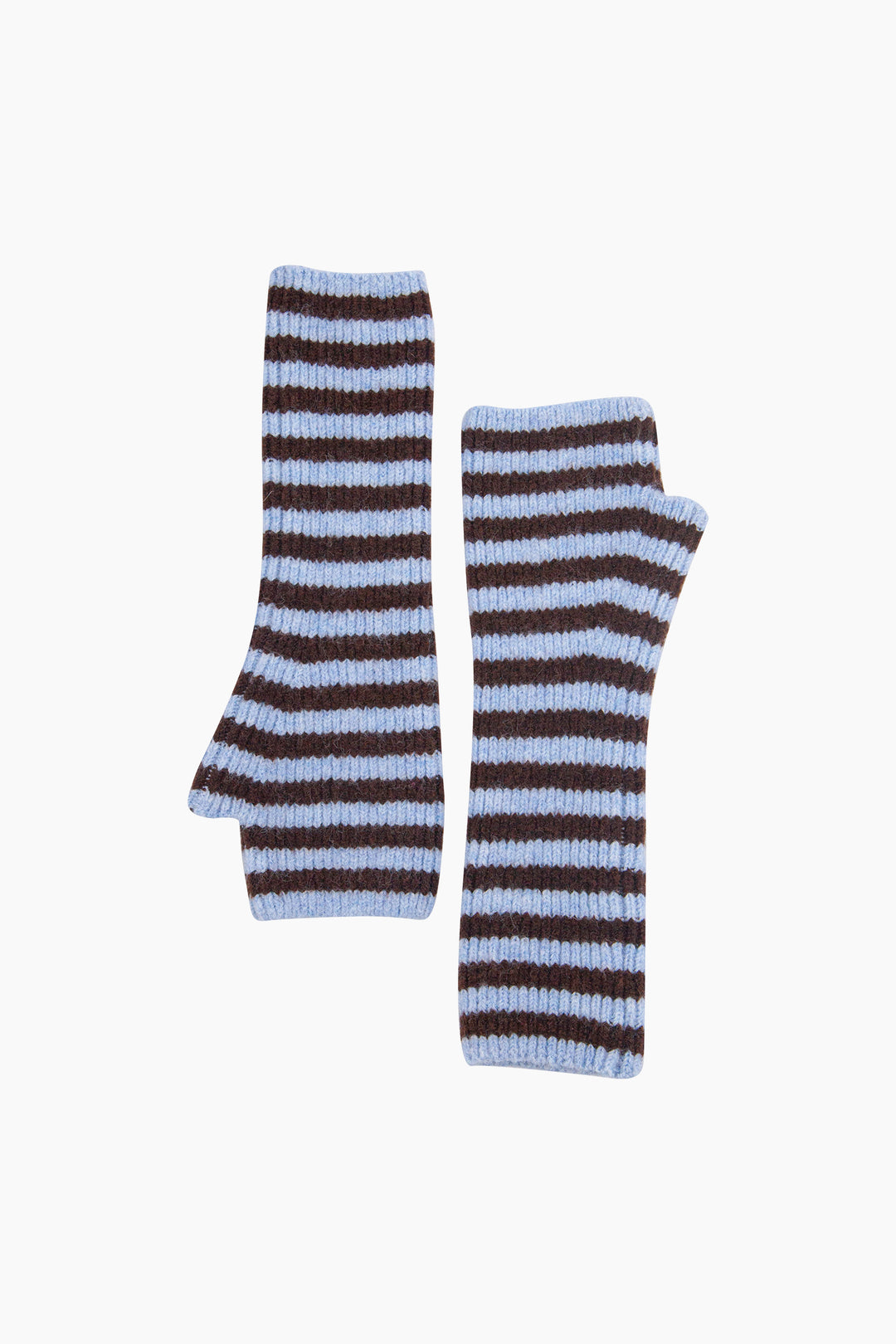 Brown-/Blue-Long-Striped-Wrist-Warmer
