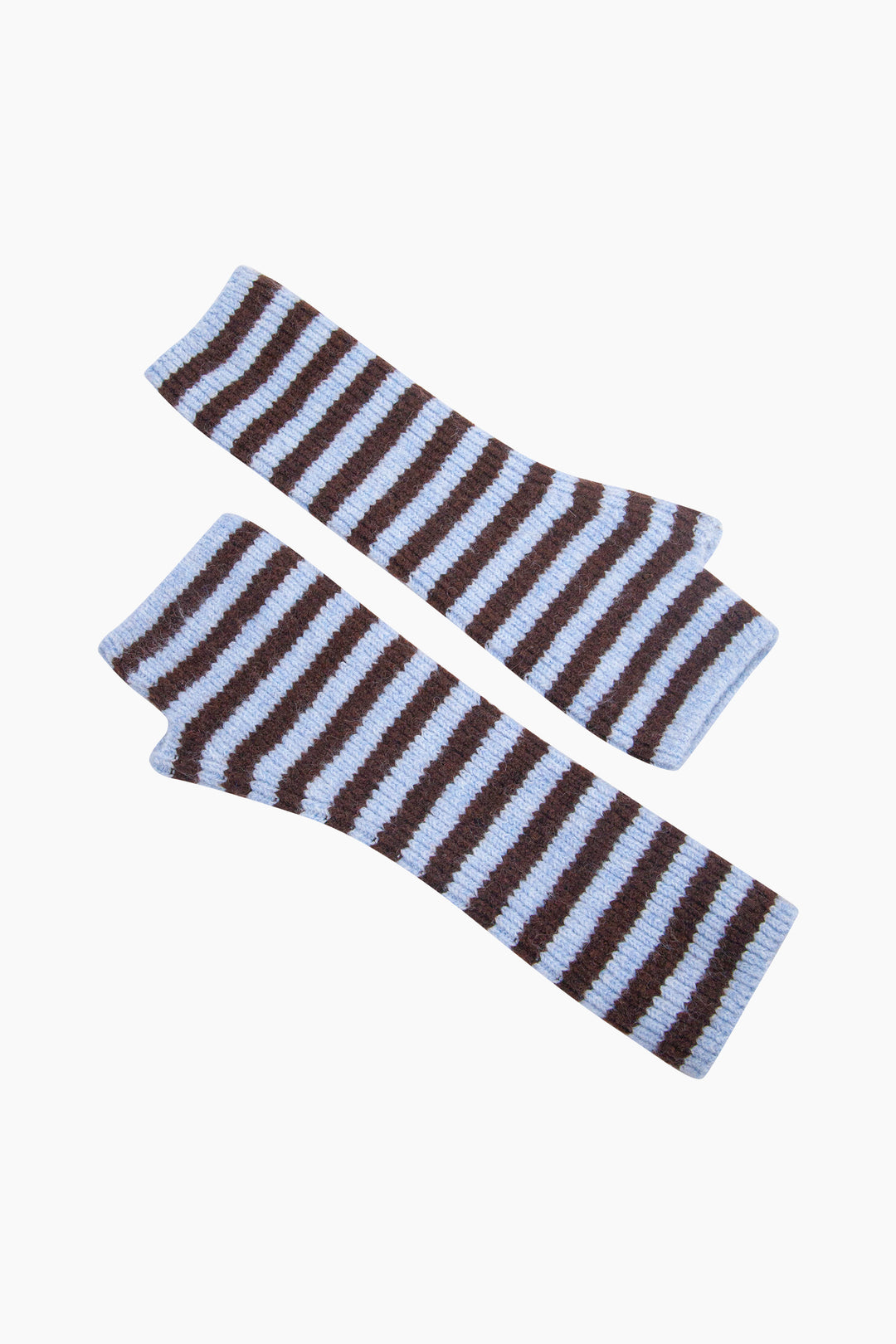 Brown-/Blue-Long-Striped-Wrist-Warmer