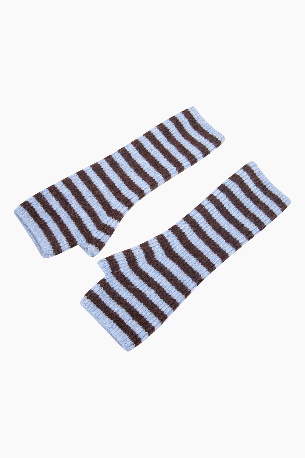 Brown-/Blue-Long-Striped-Wrist-Warmer