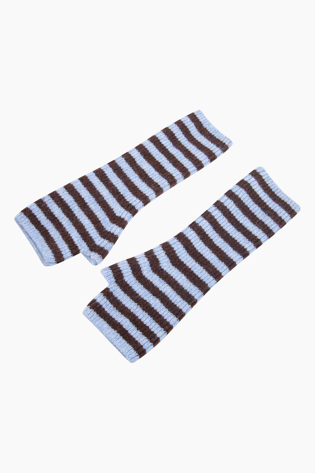 Brown-/Blue-Long-Striped-Wrist-Warmer
