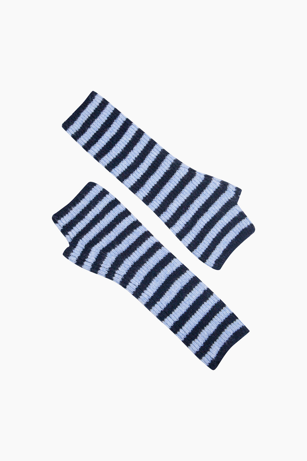 Navy-Blue/Denim-Blue-Long-Striped-Wrist-Warmer