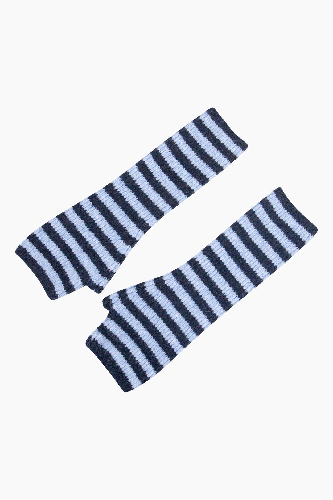 Navy-Blue/Denim-Blue-Long-Striped-Wrist-Warmer