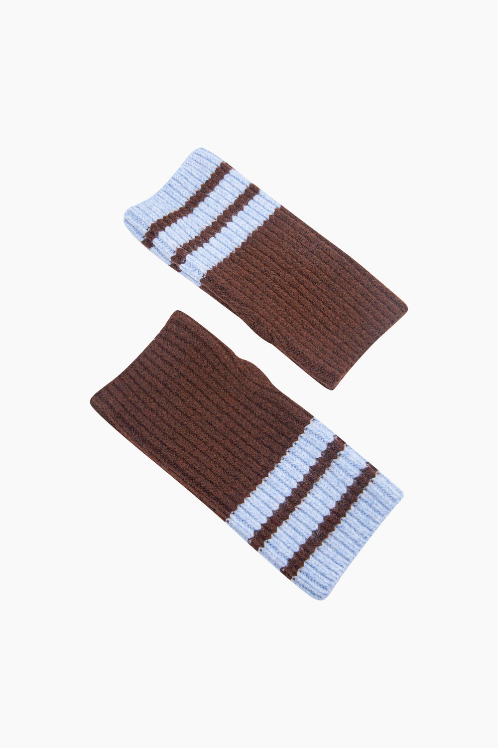 Striped-Cuff-Striped-Cuff-Wrist-Warmer-in-Brown/Blue