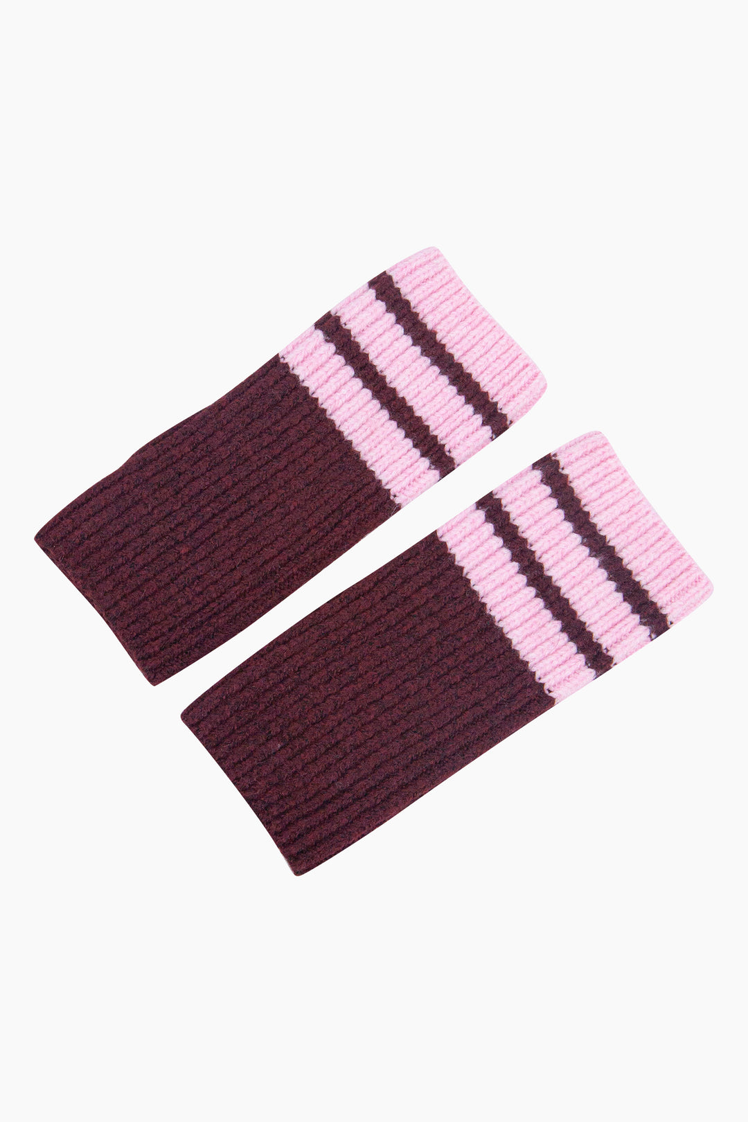 Striped-Cuff-Striped-Cuff-Wrist-Warmer-in-Berry/Pink