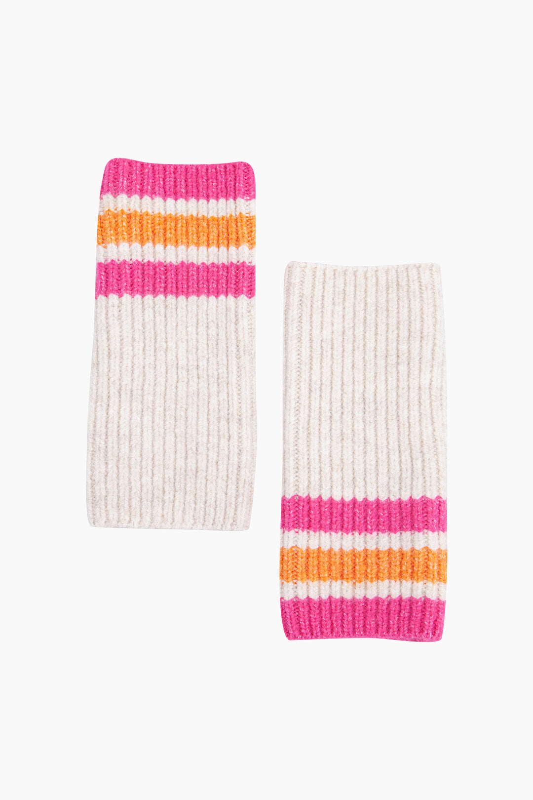 Striped-Cuff-Striped-Cuff-Wrist-Warmer-in-Cream/Fuchsia