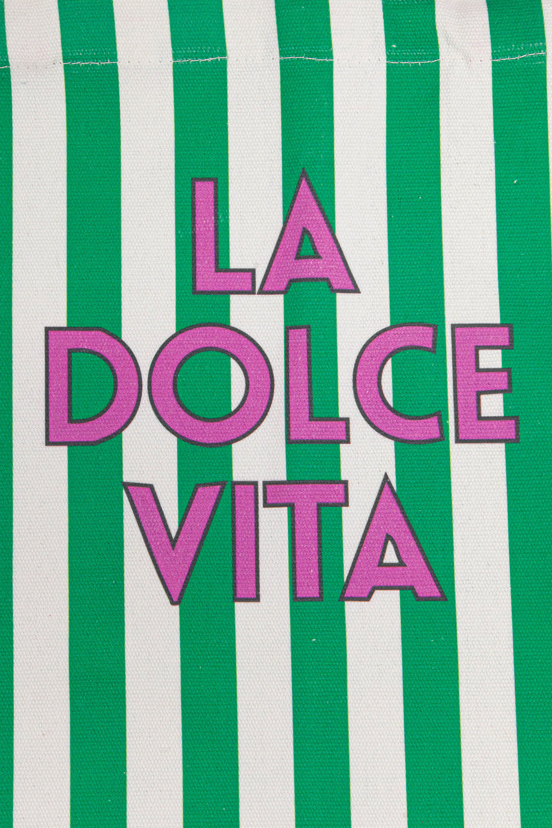 La-Dolce-Vita-Striped-Canvas-Tote-Bag-in-Green-close-up