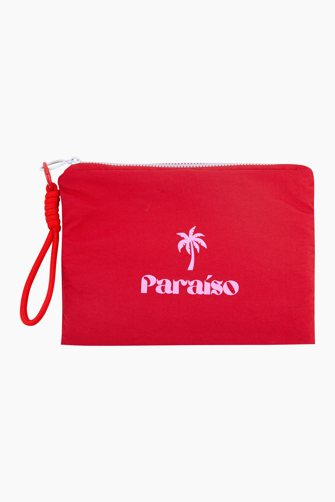 Palm-Tree-Paraiso-Recycled-Polyester-Makeup-Bag-in-Red-Laid-Flat