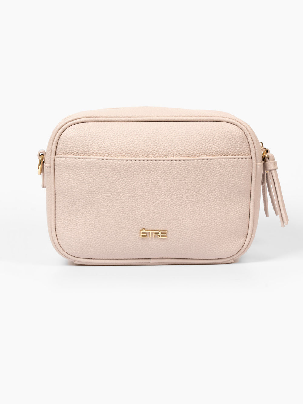 willa-crossbody-bag-nude-pebbled-faux-leather-front-gold-etre-logo