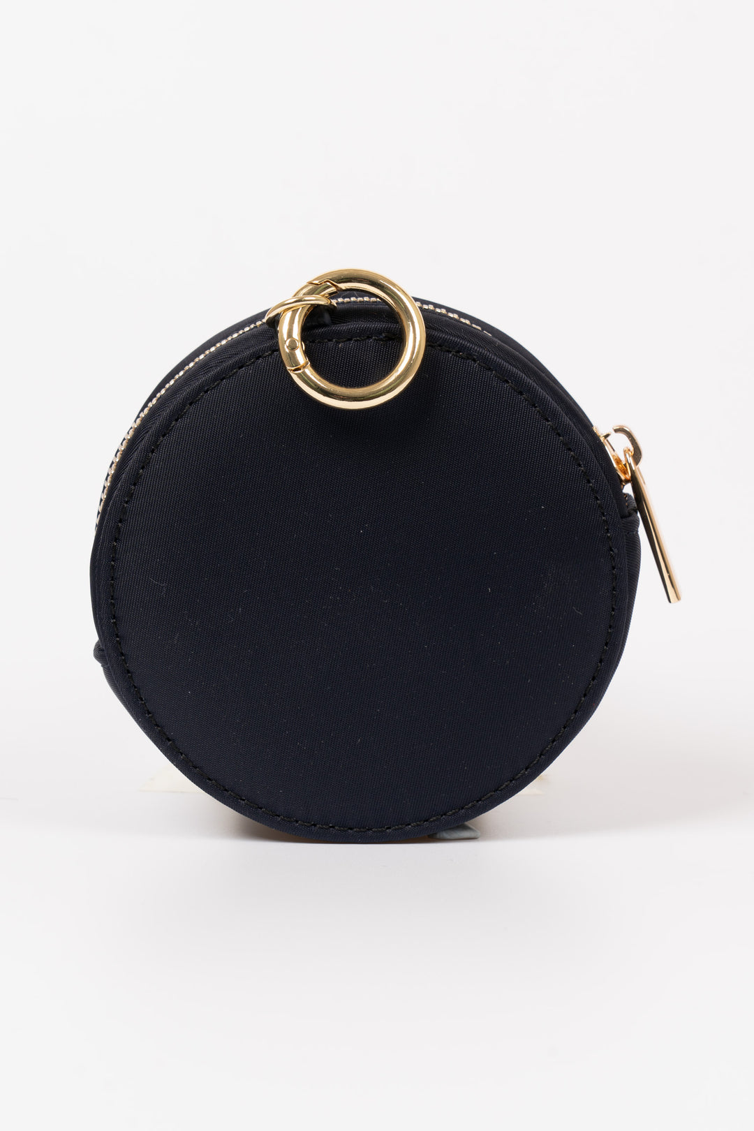 finley-round-coin-purse-dark-blue-nylon-gold-clip-hoop