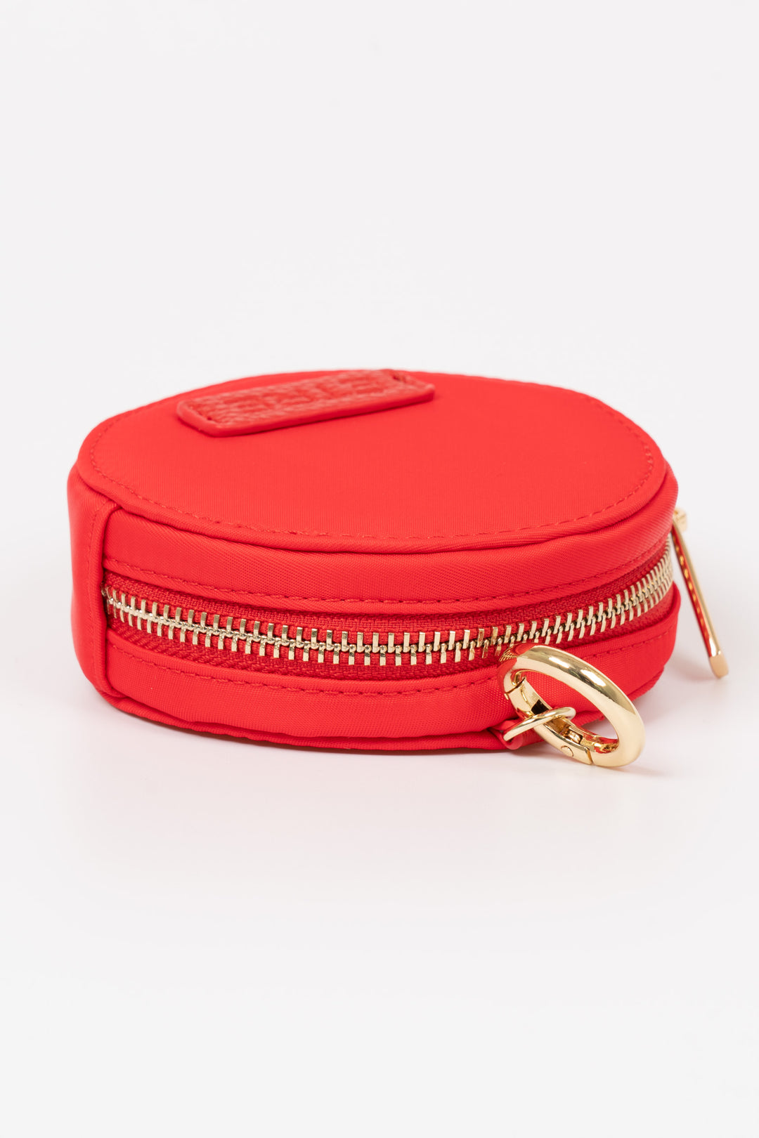 finley-round-coin-purse-red-nylon-close-up-zip-closure