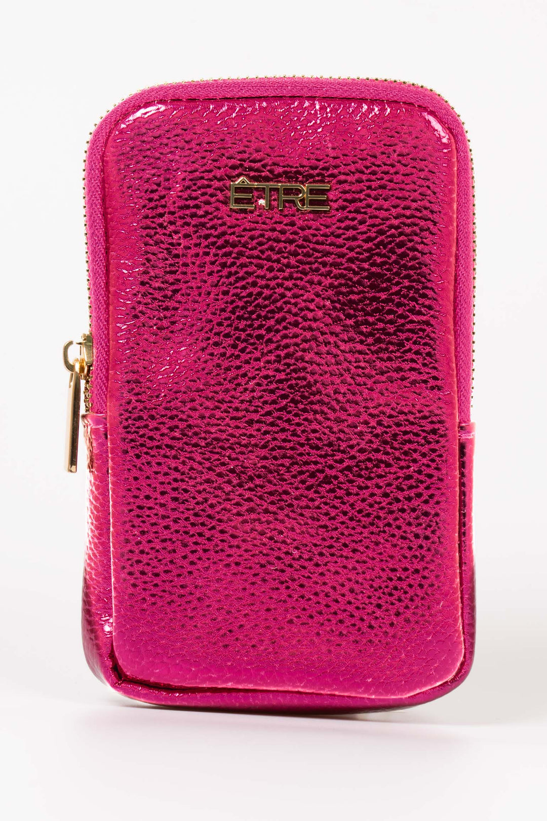 pippa-sunglasses-case-hot-pink-metallic-faux-leather-front-gold-etre-logo