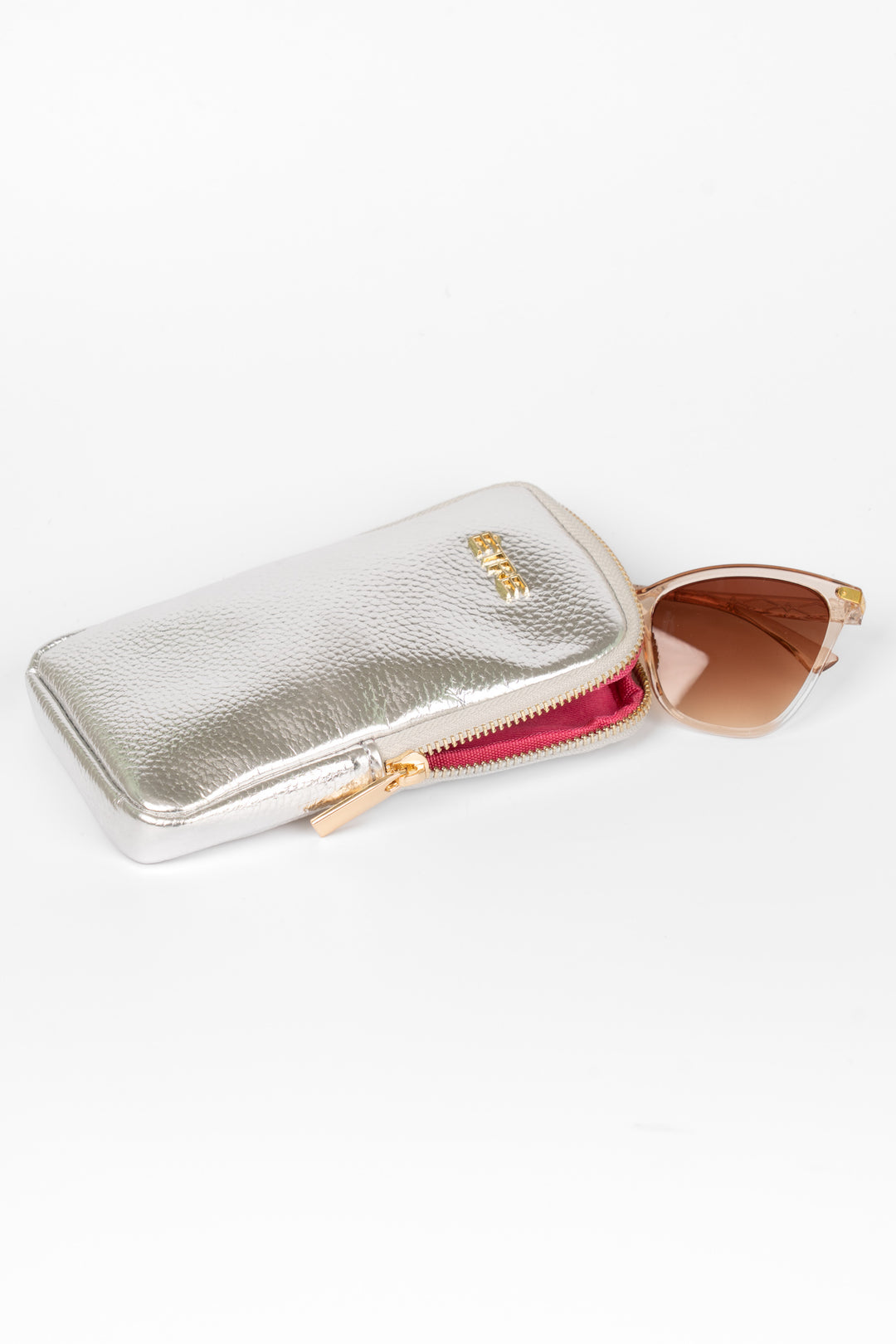 pippa-faux-leather-zip-glasses-case-silver-with-glasses-inside