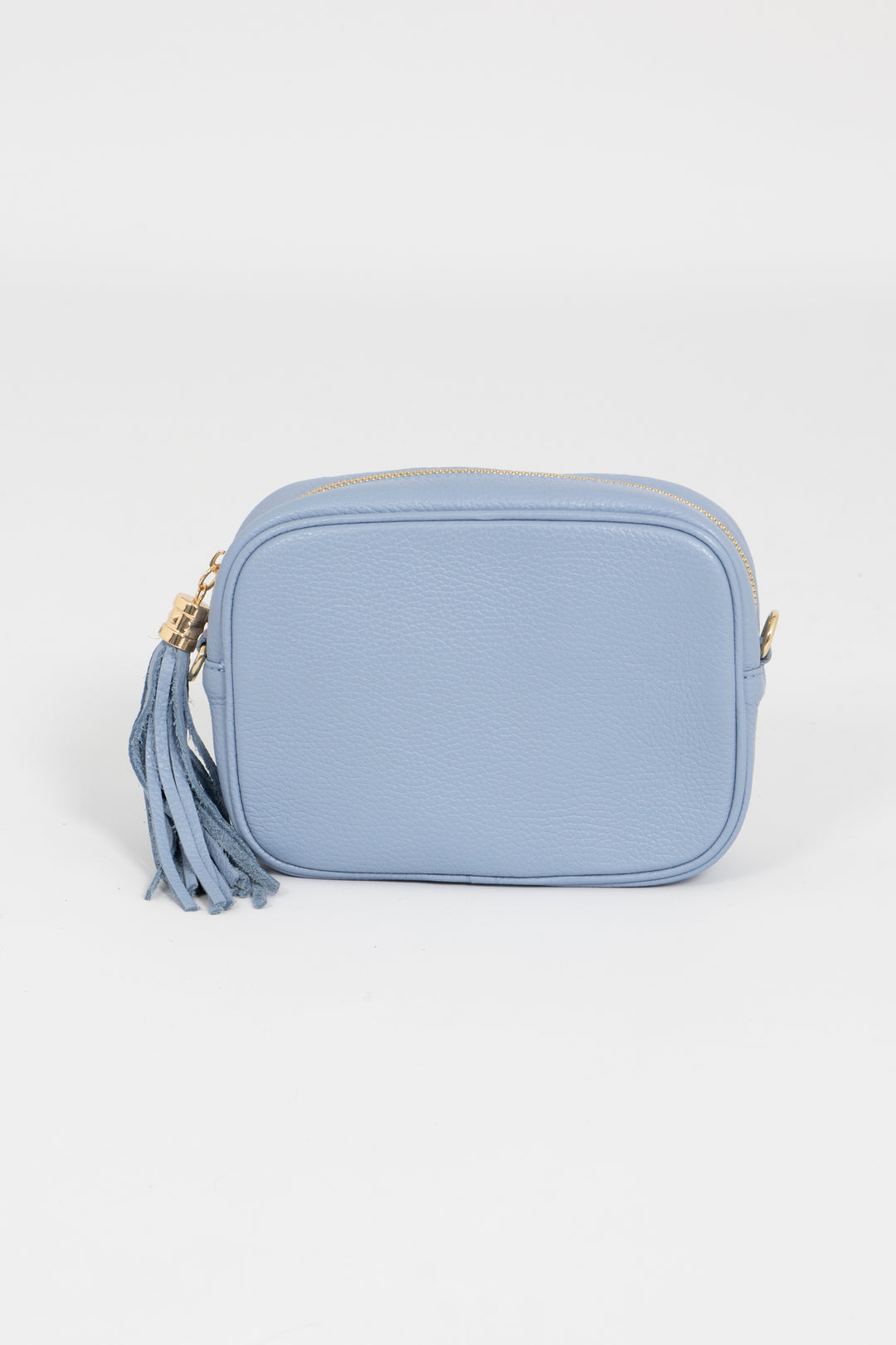 Beau Crossbody Bag - Azure Blue, Pebbled