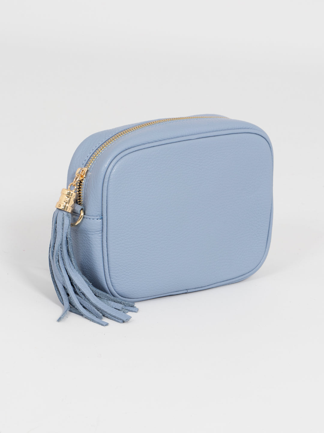 Beau Crossbody Bag - Azure Blue, Pebbled