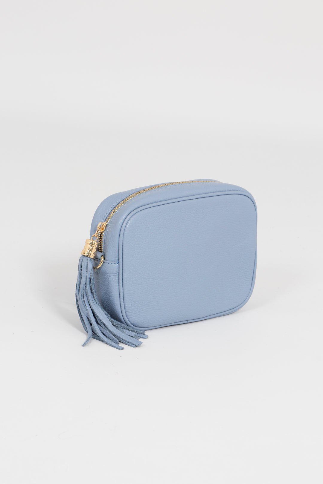 Beau Crossbody Bag - Azure Blue, Pebbled