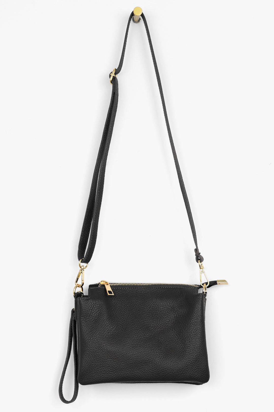 black-italian-leather-triple-section-crossbody-bag-adjustable-strap