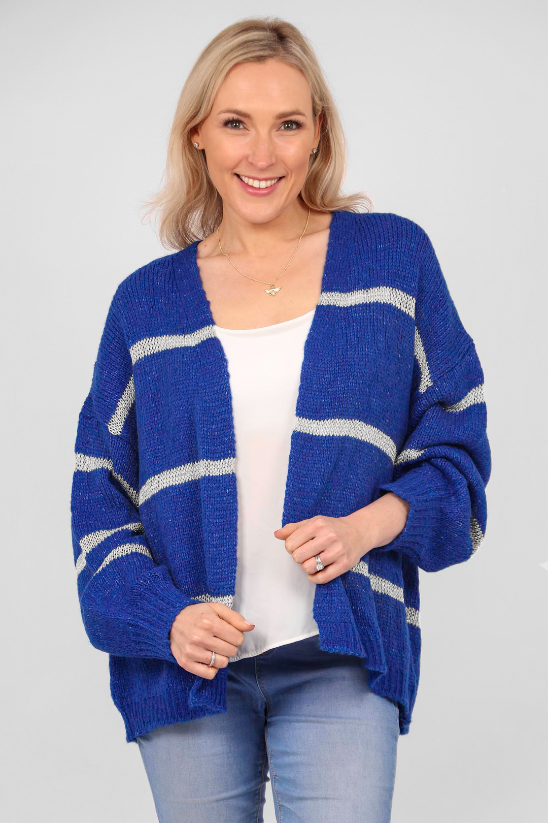 Royal blue cardigan sales womens