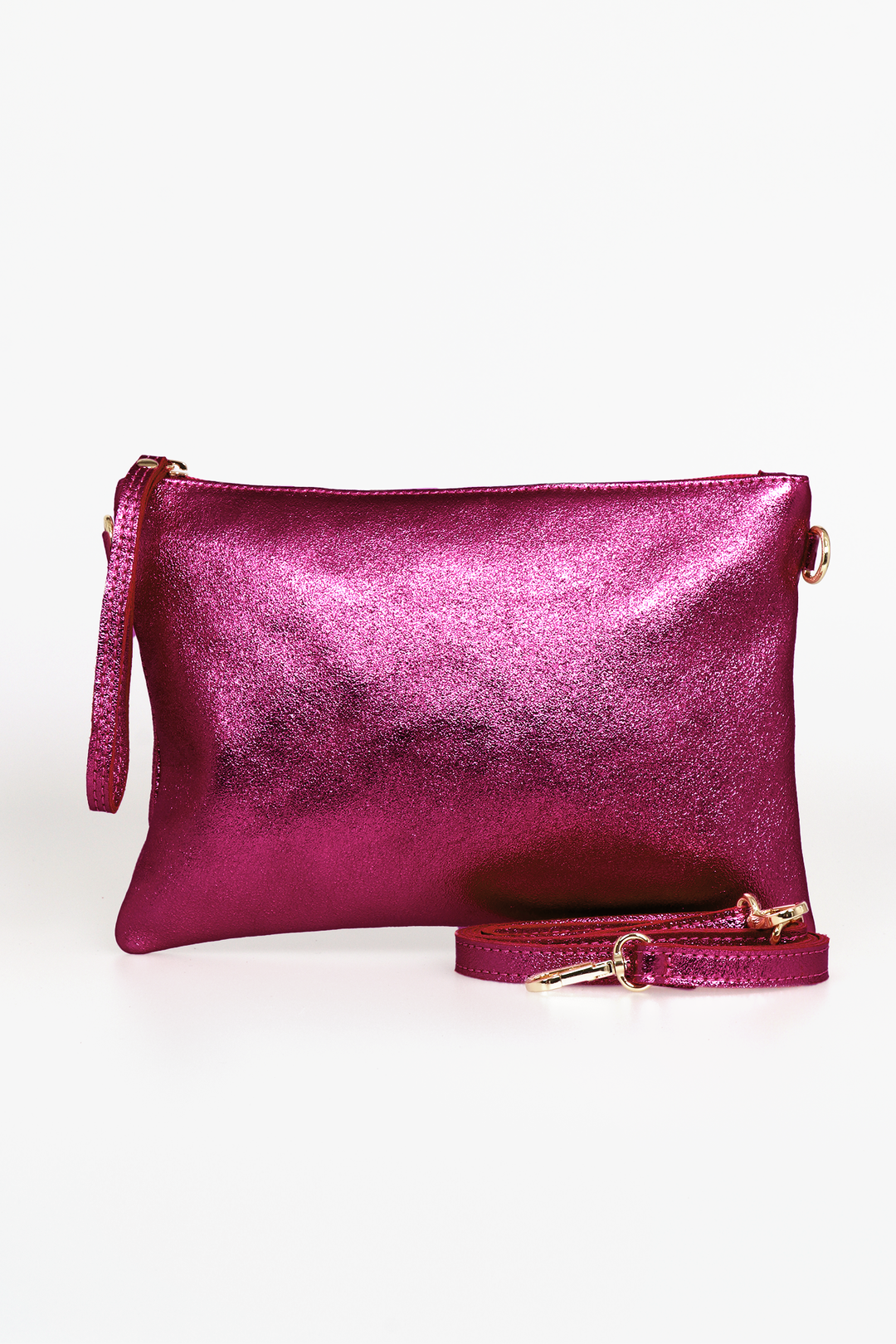 Magenta pink discount clutch bag