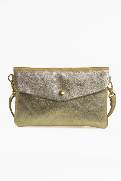 Metallic on sale gold purse