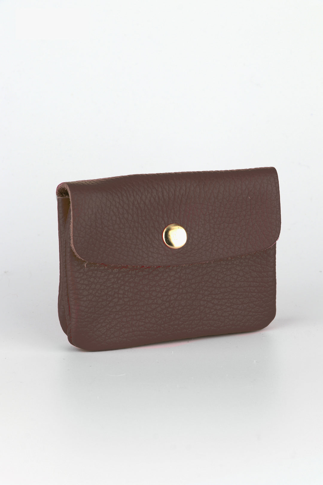 Small-Italian-Leather--Button-Fastened-Coin-Purse-with-Internal-Zip-in-Chocolate