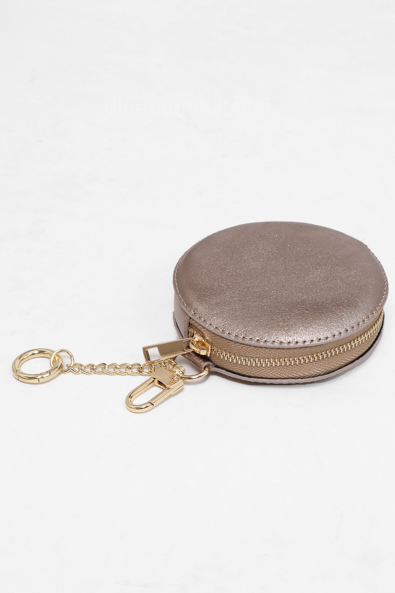 Champagne Leather Coin Purse Medium - Illustrated Living