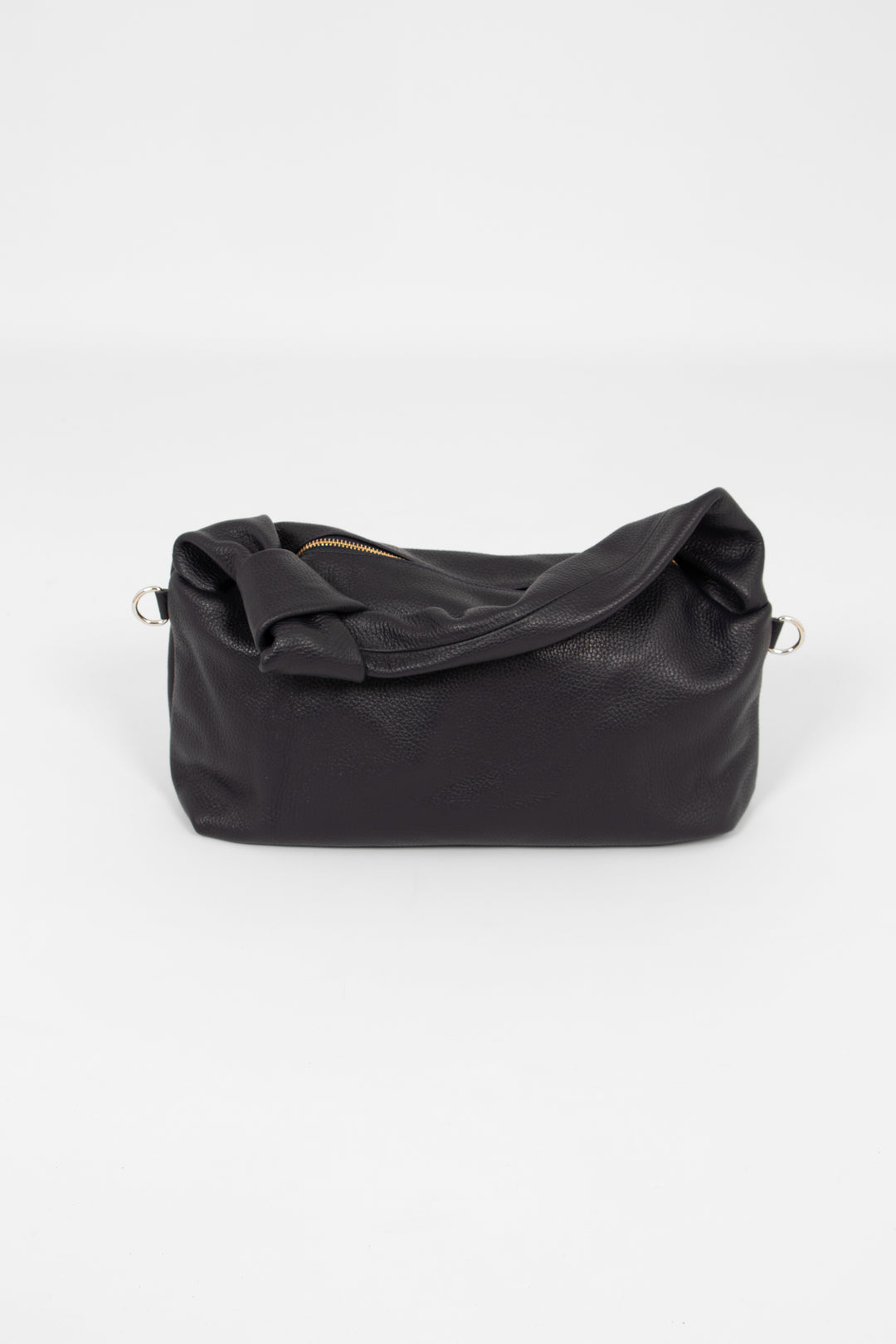 devon-italian-leather-knotted-shoulder-bag-navy-blue-pebbled-gold-hardware