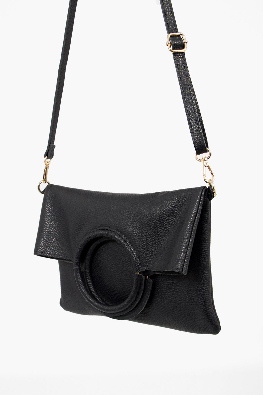 rowan-italian-leather-2pc-crossbody-bag-set-black-pebbled-attached-strap