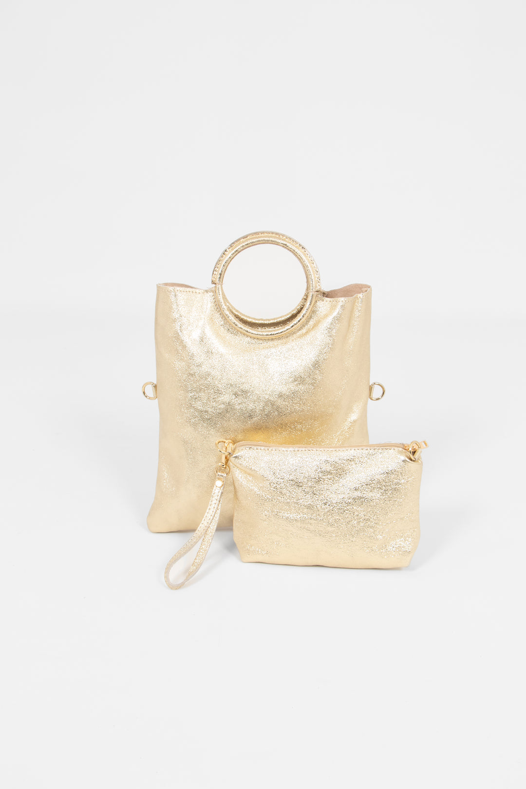 rowan-italian-leather-2pc-crossbody-bag-set-gold-metallic-clutch