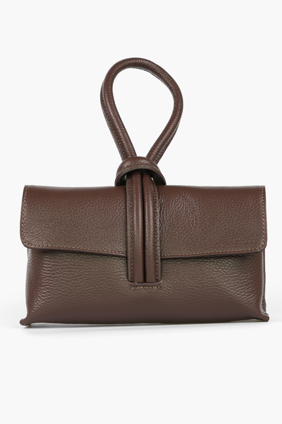 trixie-clutch-bag-chocolate-italian-pebble-grain-leather-front
