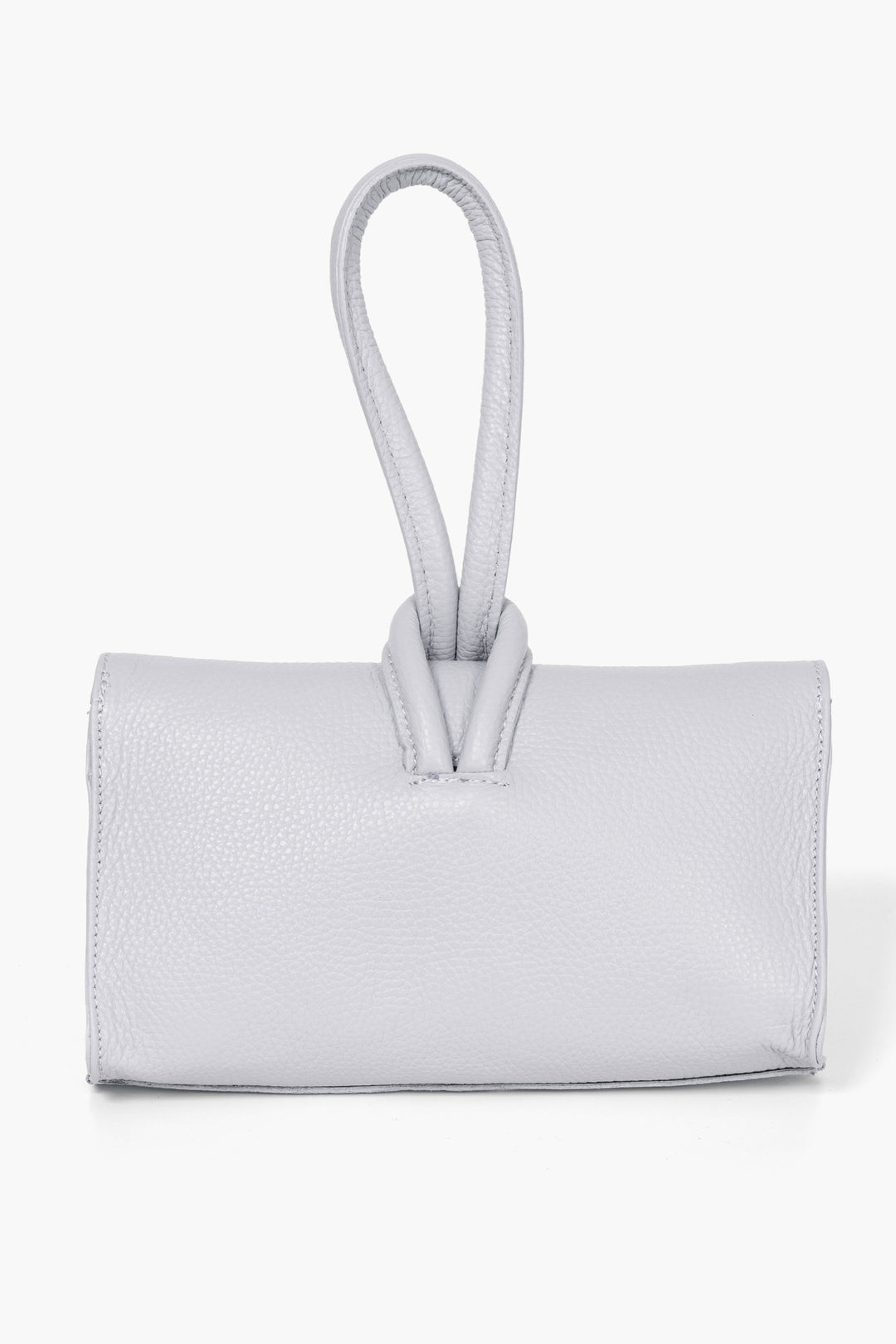 Trixie-Clutch-Bag-Pebbled-Italian-Leather-in-Light-Grey-Back