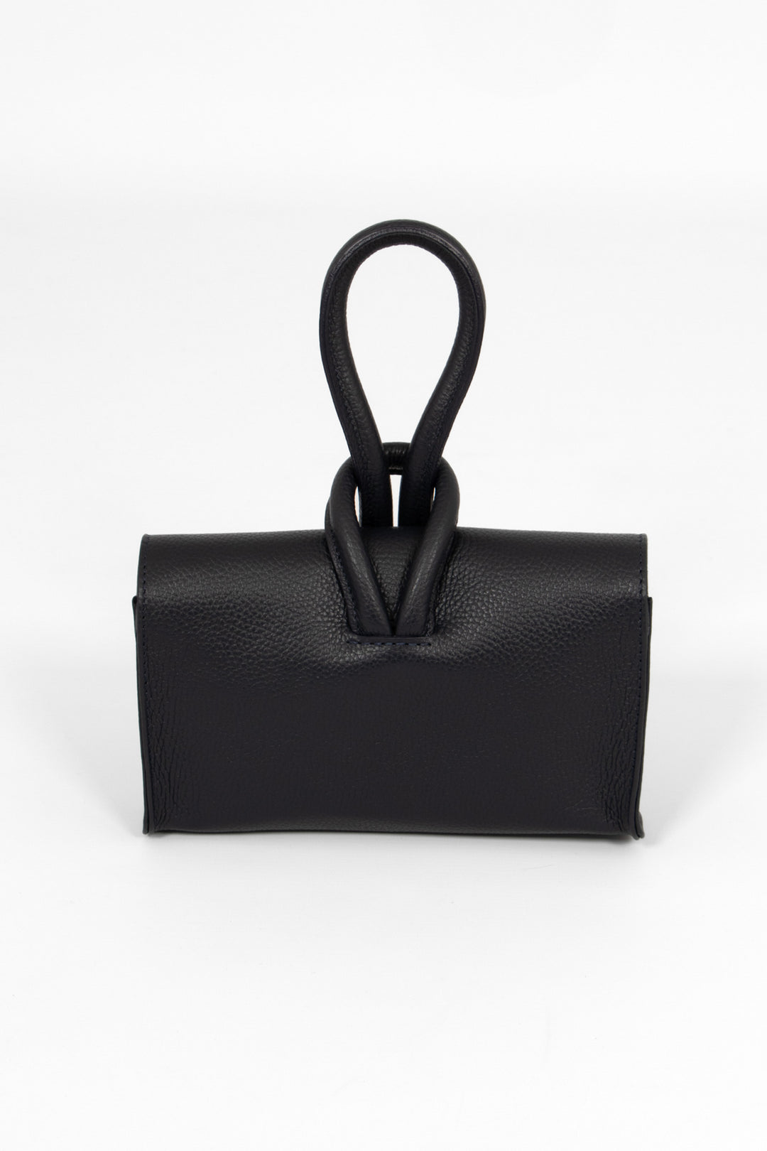 trixie-italian-leather-wristlet-clutch-bag-navy-blue-pebbled-rear-view-wrist-strap-loop