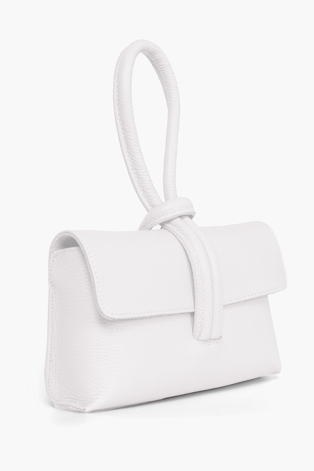 Trixie-Clutch-Bag-Pebbled-Italian-Leather-in-White-Side