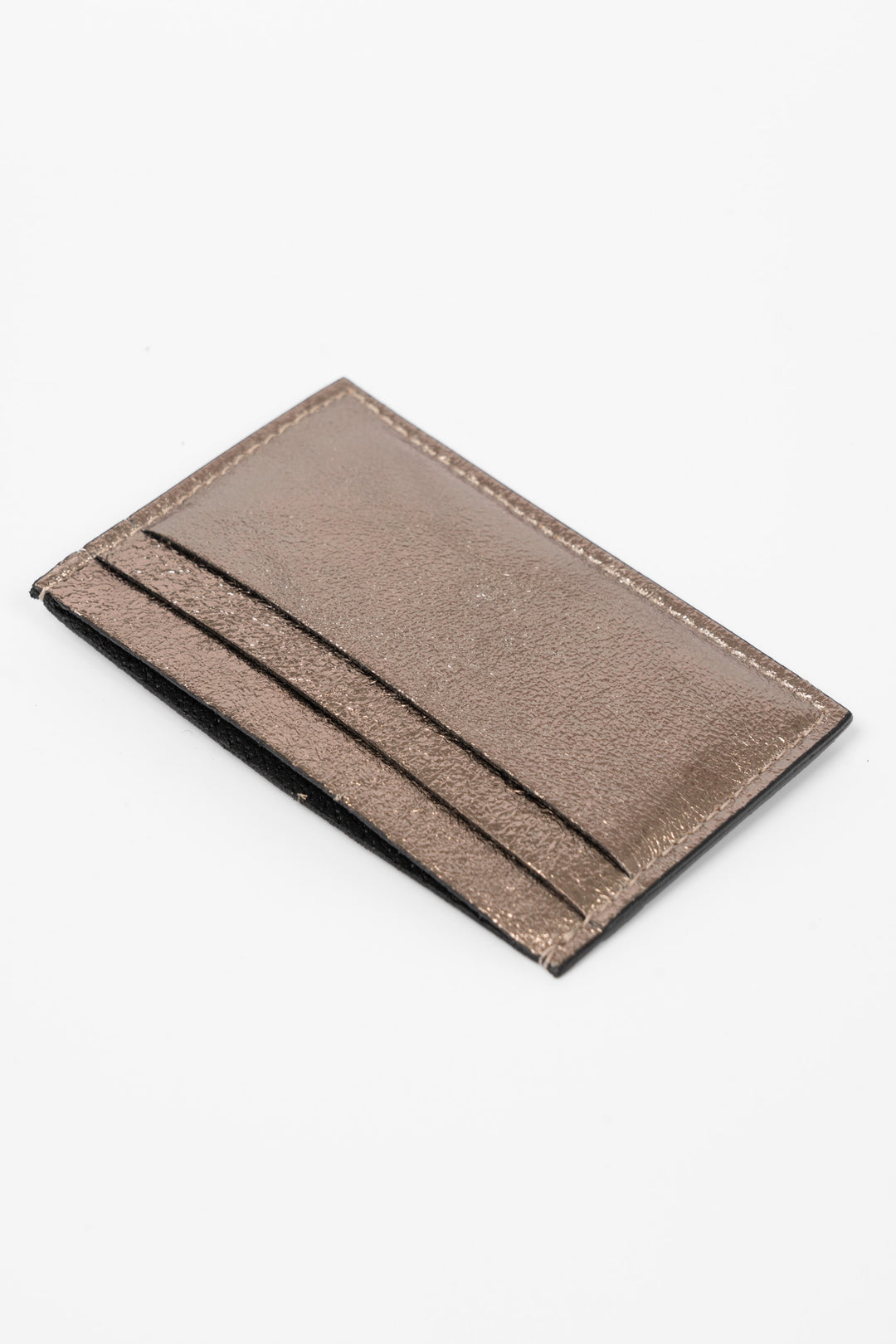 rhea-italian-leather-card-holder-champagne-metallic-three-slots-each-side