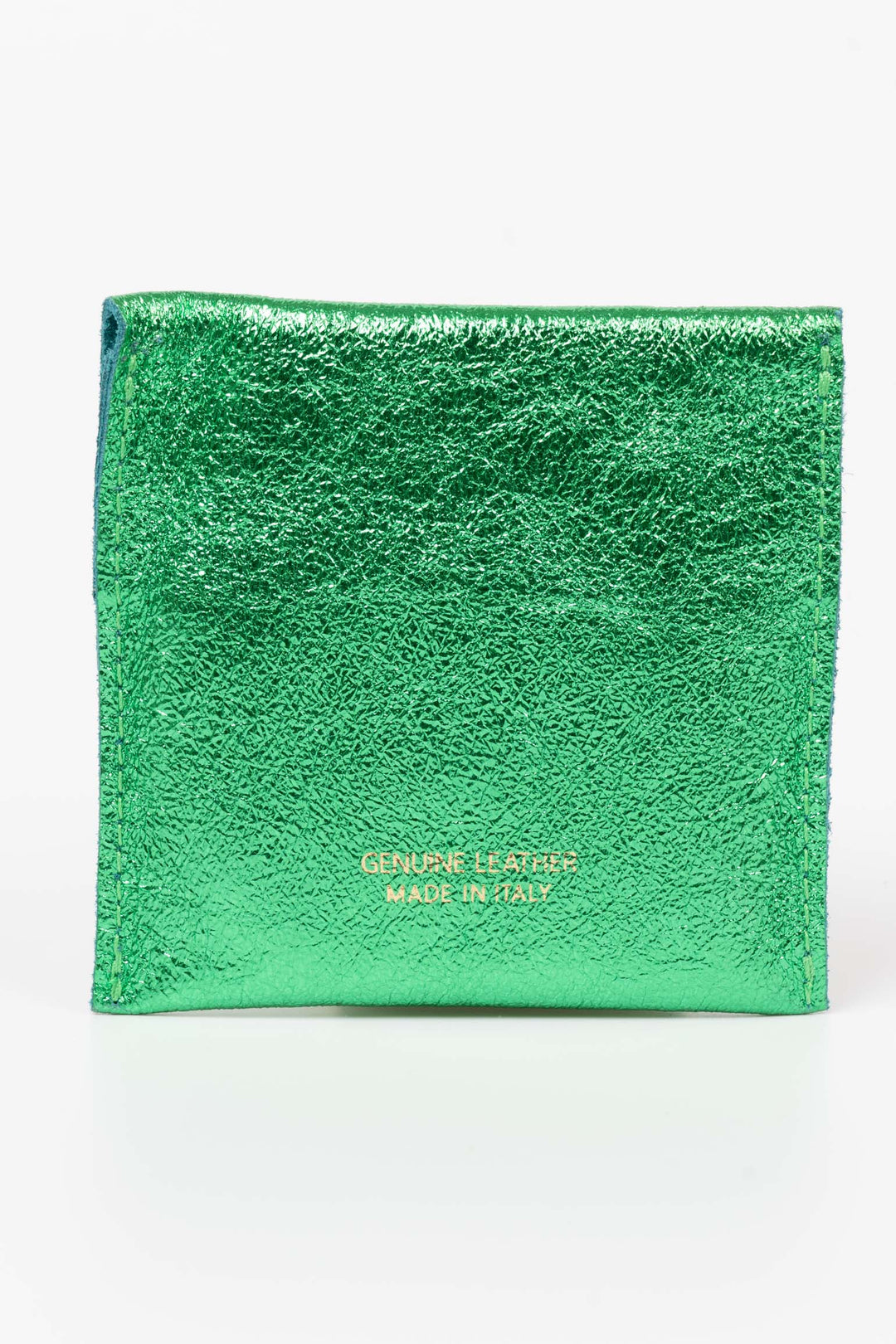 brooklynn-italian-leather-card-wallet-green-metallic-back-genuine-stamp