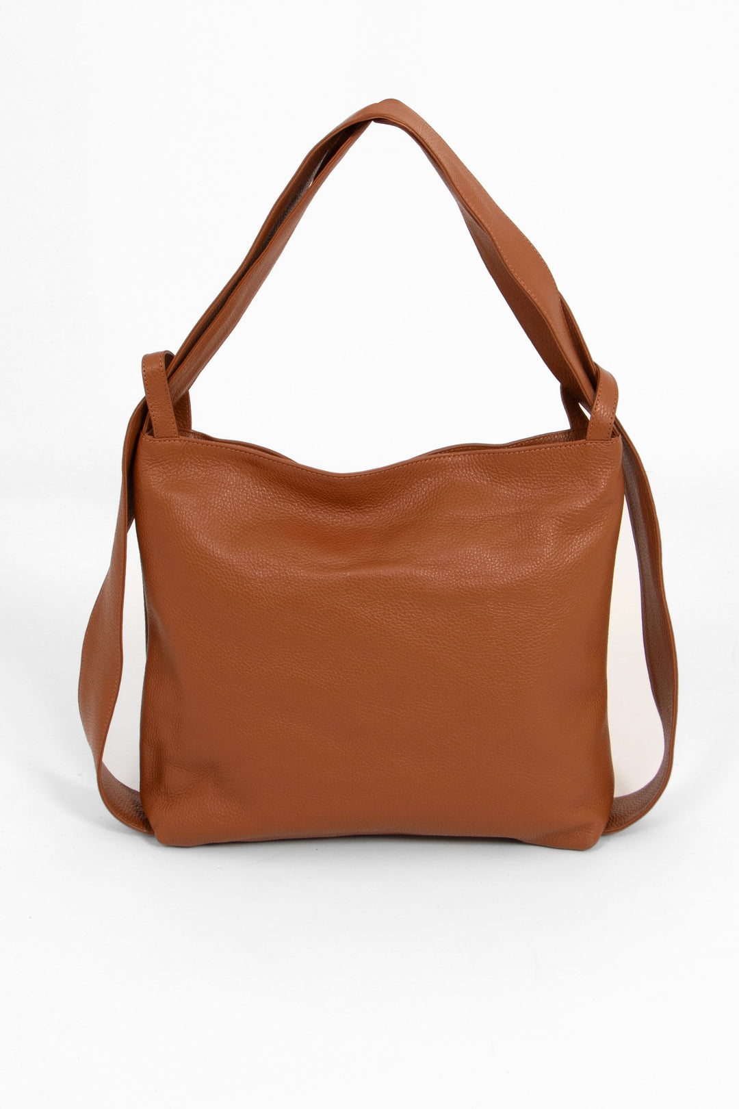 giovanna-italian-leather-2-in-1-backpack-tote-bag-tan-pebbled-front