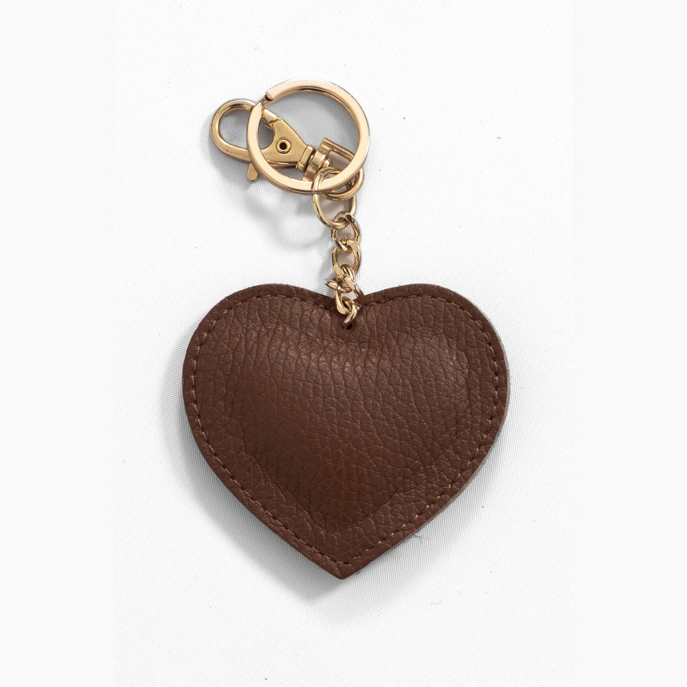 Valentina-Love-heart-Italian-Leather-Keyring-in-Chocolate