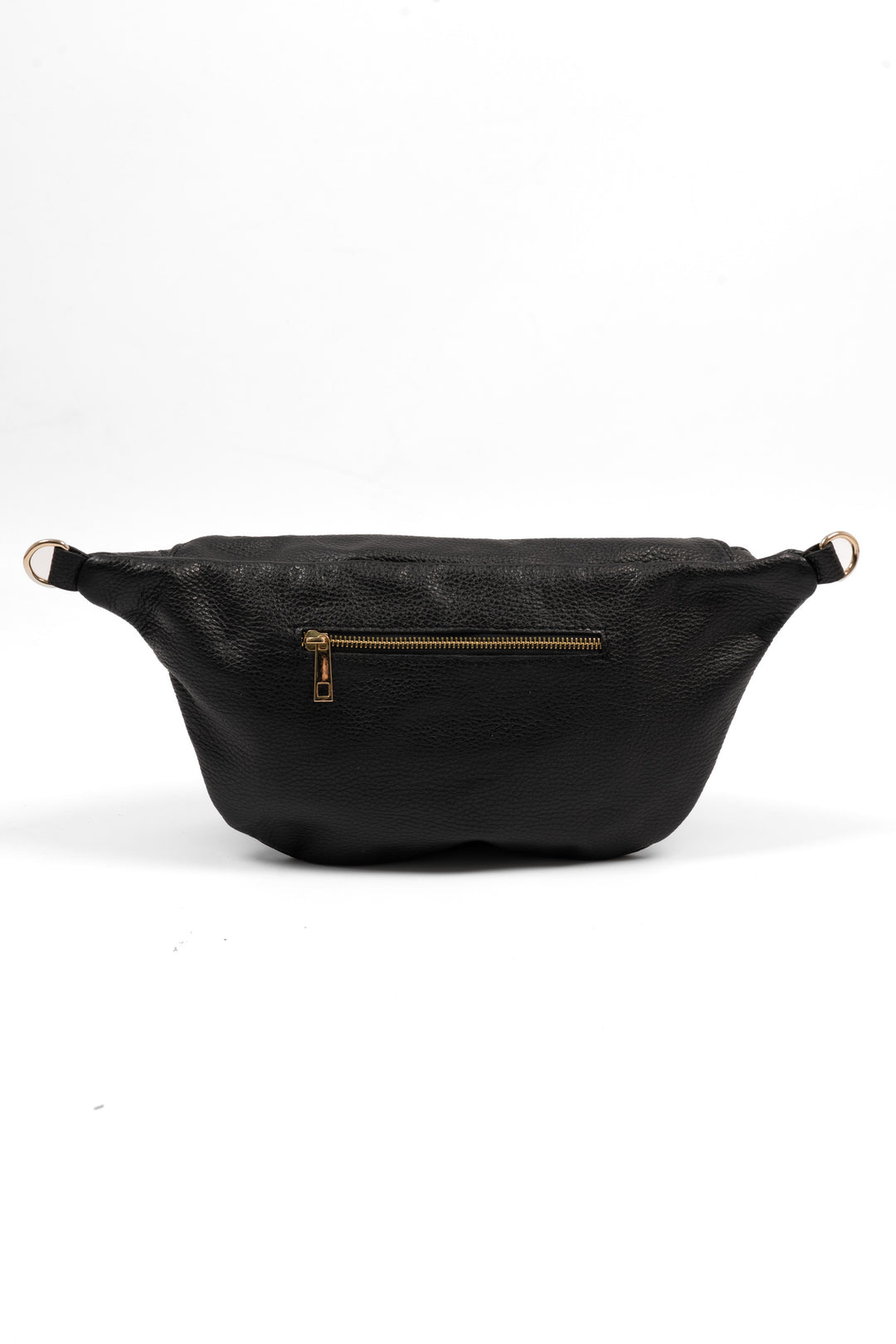 luisa-italian-leather-double-zip-bum-bag-black-pebbled-rear-zip-pocket