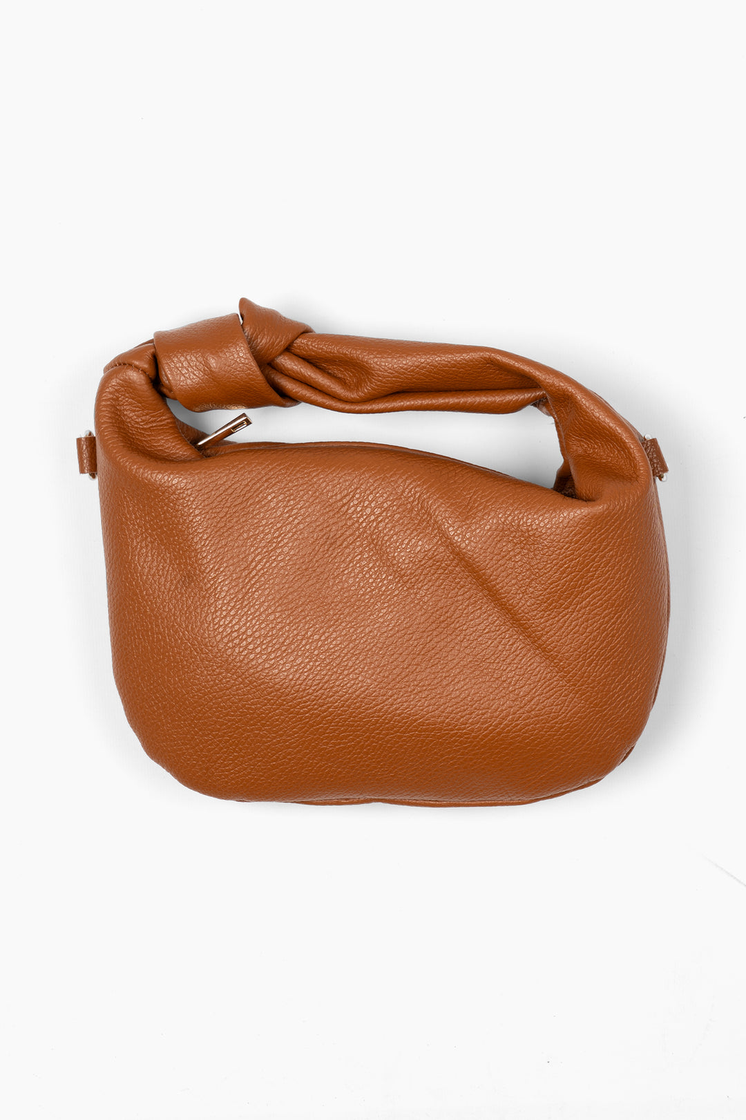 colby-tan-pebbled-italian-leather-small-hobo-bag-front-view