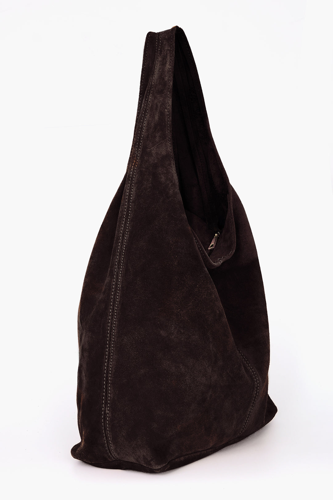 Ridley-Italian-Suede-Leather-Shoulder-Bag-in-Brown-Side