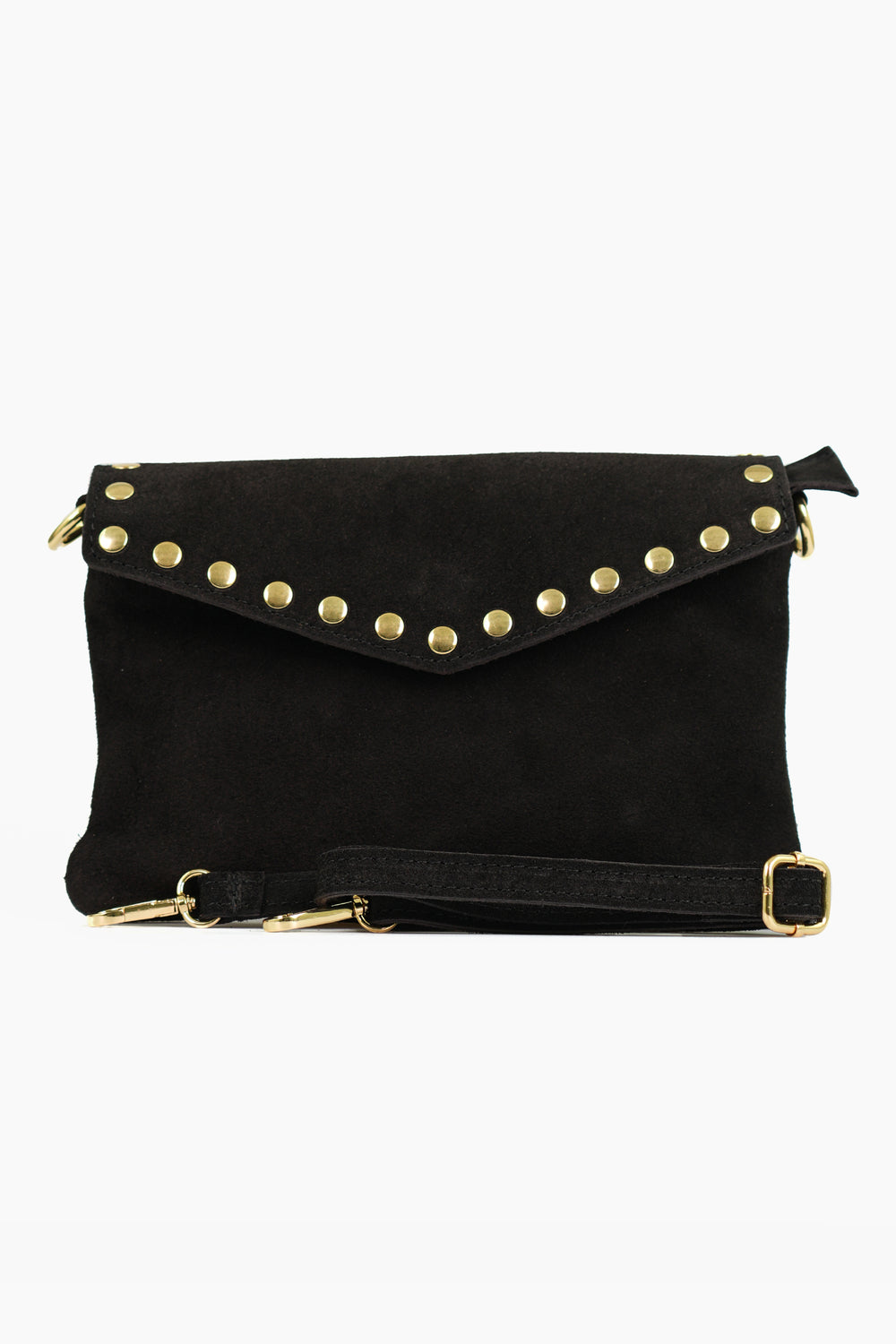 ari-italian-suede-leather-studded-envelope-clutch-black-detachable-strap