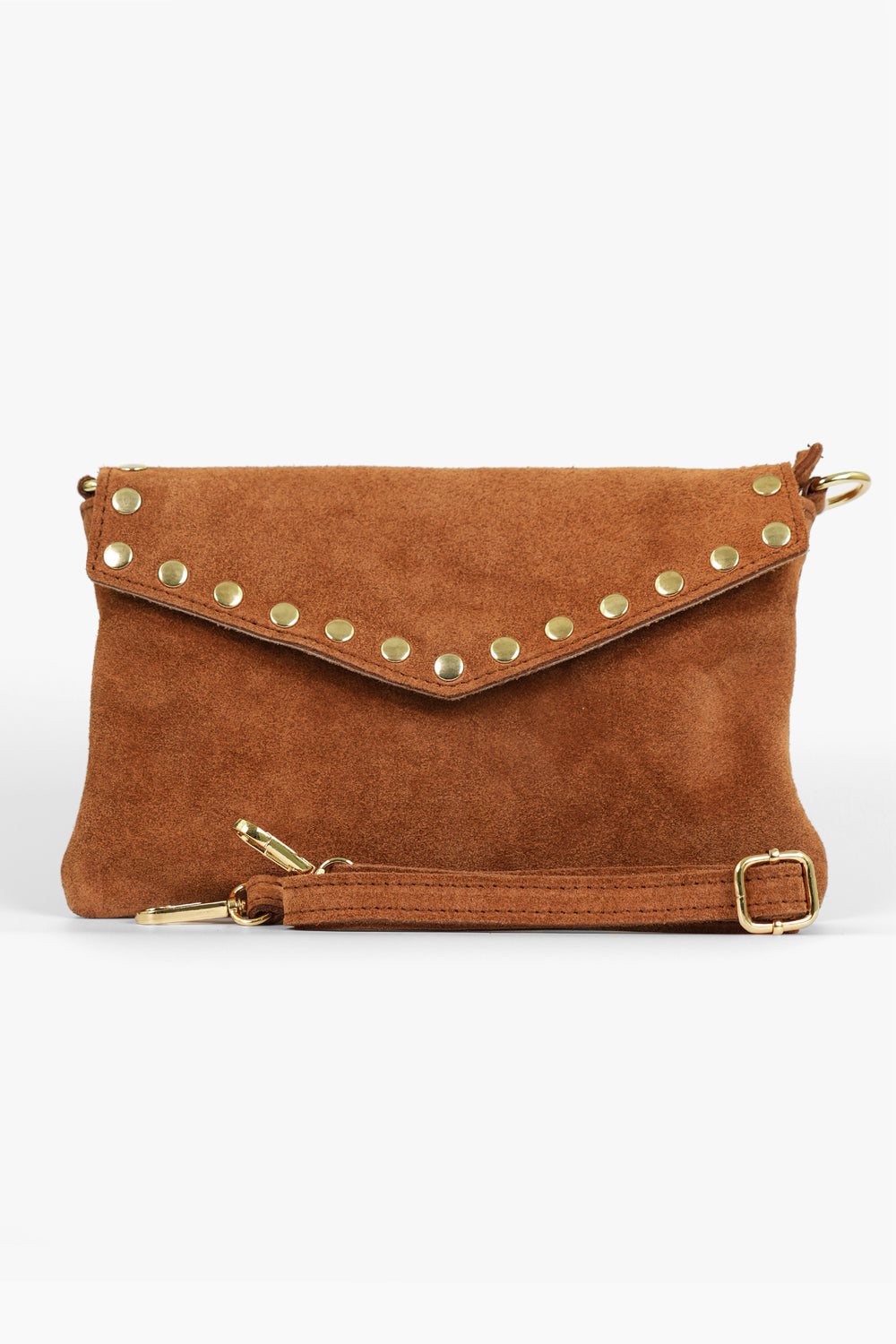 ari-italian-suede-leather-studded-envelope-clutch-tan-detachable-strap