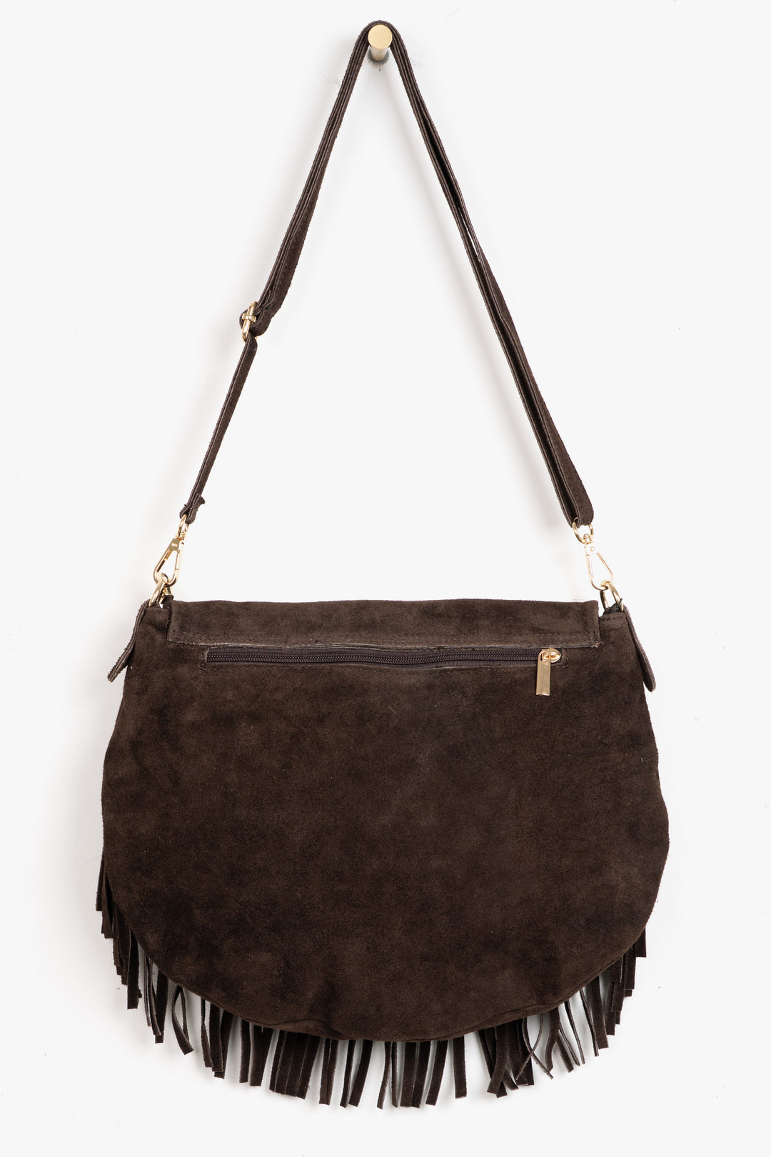 Fringed-Crossbody-Bag-Italian-Suede-Leather-in-Brown-Back