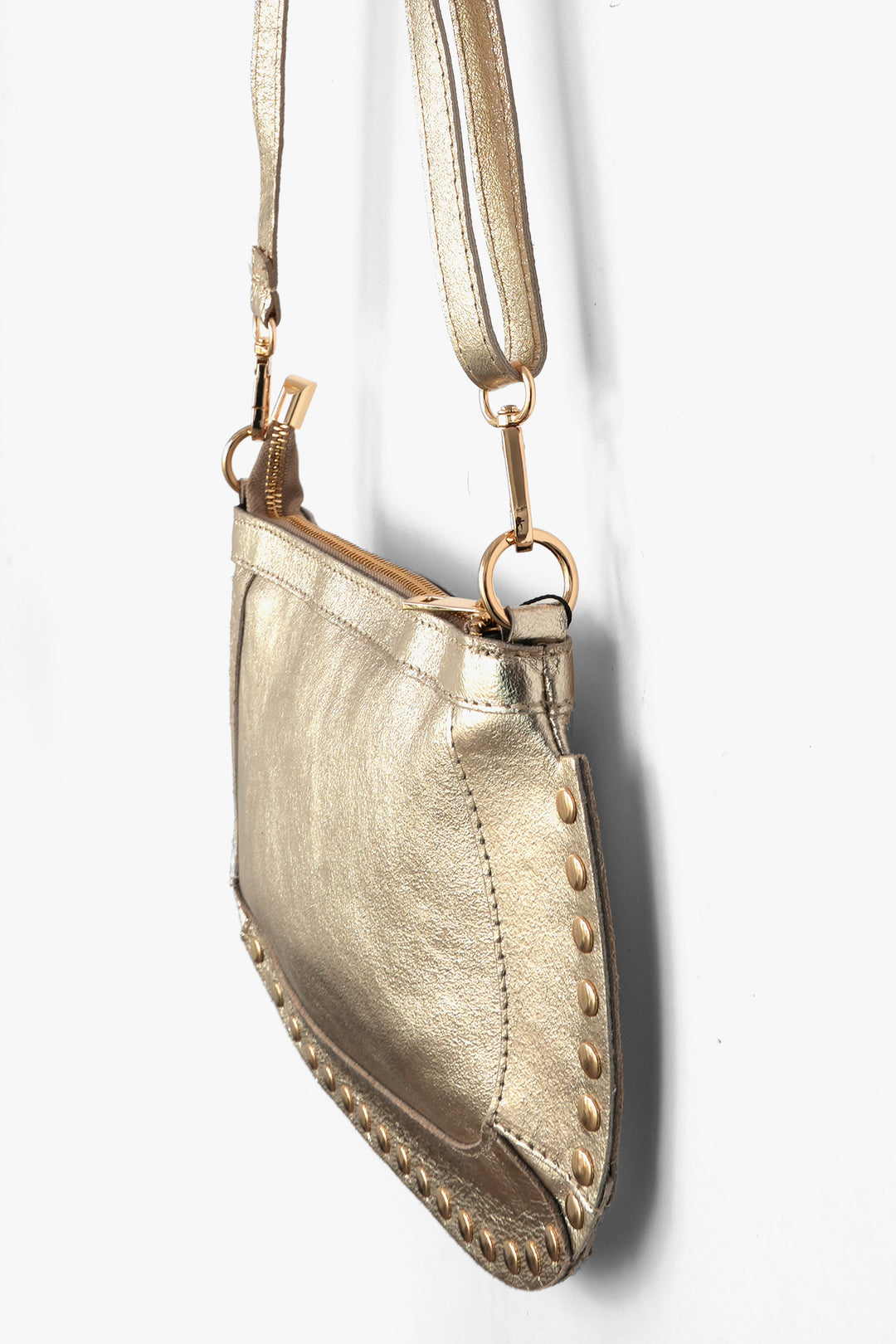 Studded-Crossbody-Bag-Metallic-Italian-Leather-in-Gold-Side