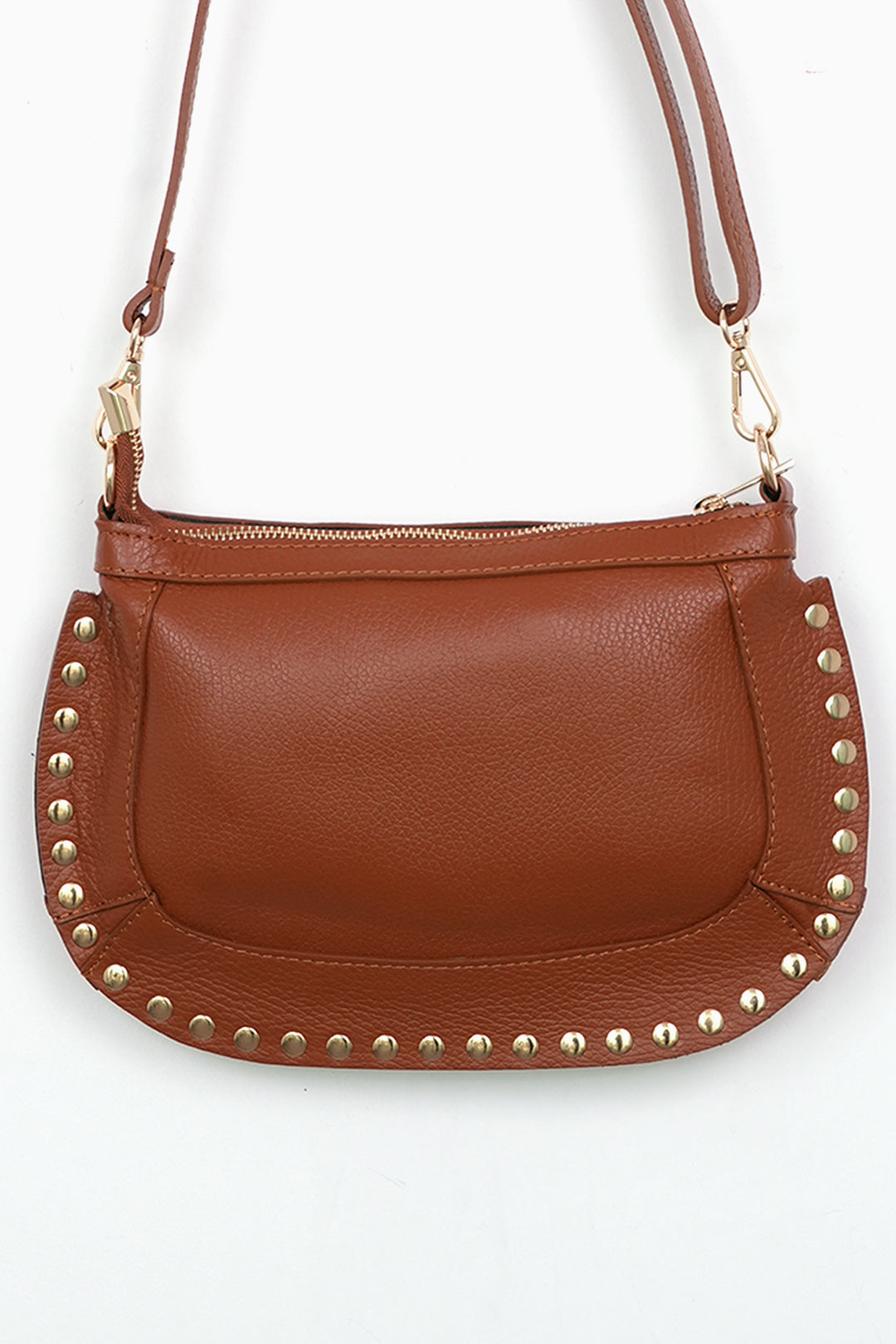 Studded-Crossbody-Bag-Pebbled-Italian-Leather-in-Tan-Close-Up