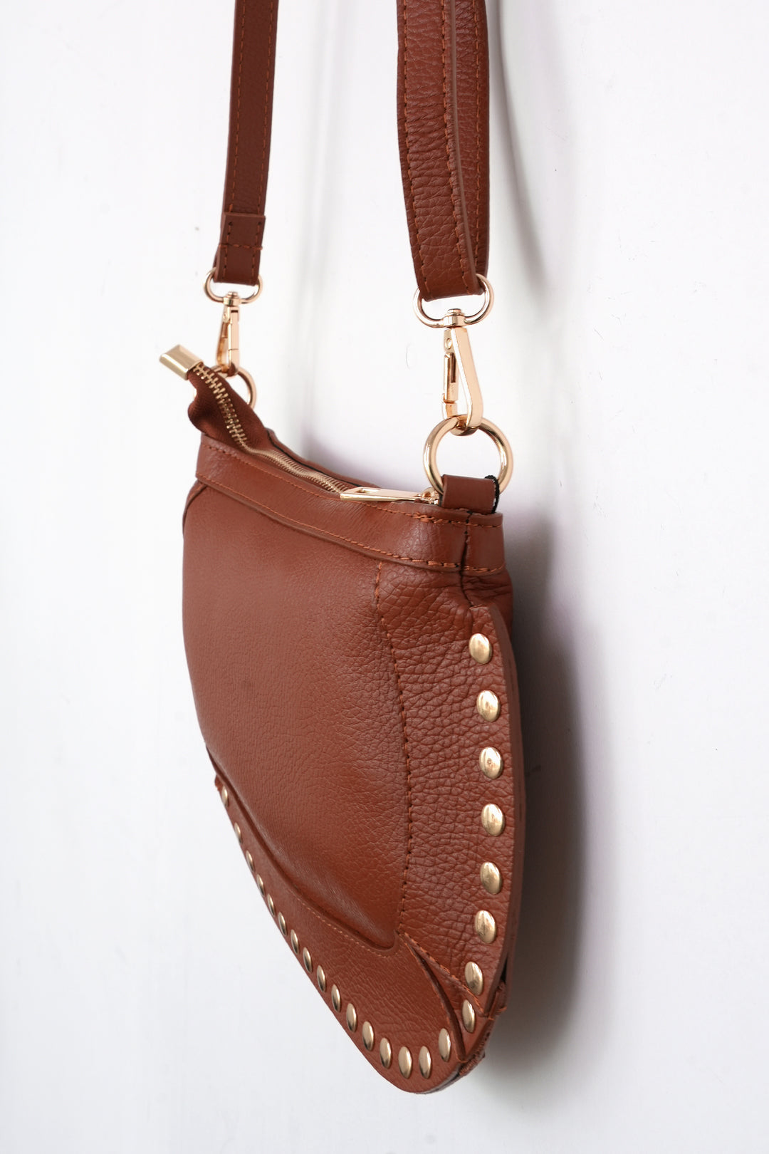 Studded-Crossbody-Bag-Pebbled-Italian-Leather-in-Tan-Side
